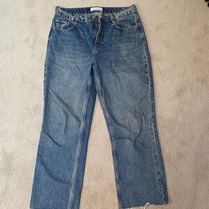 Zara high rise straight leg jean- Sz 10